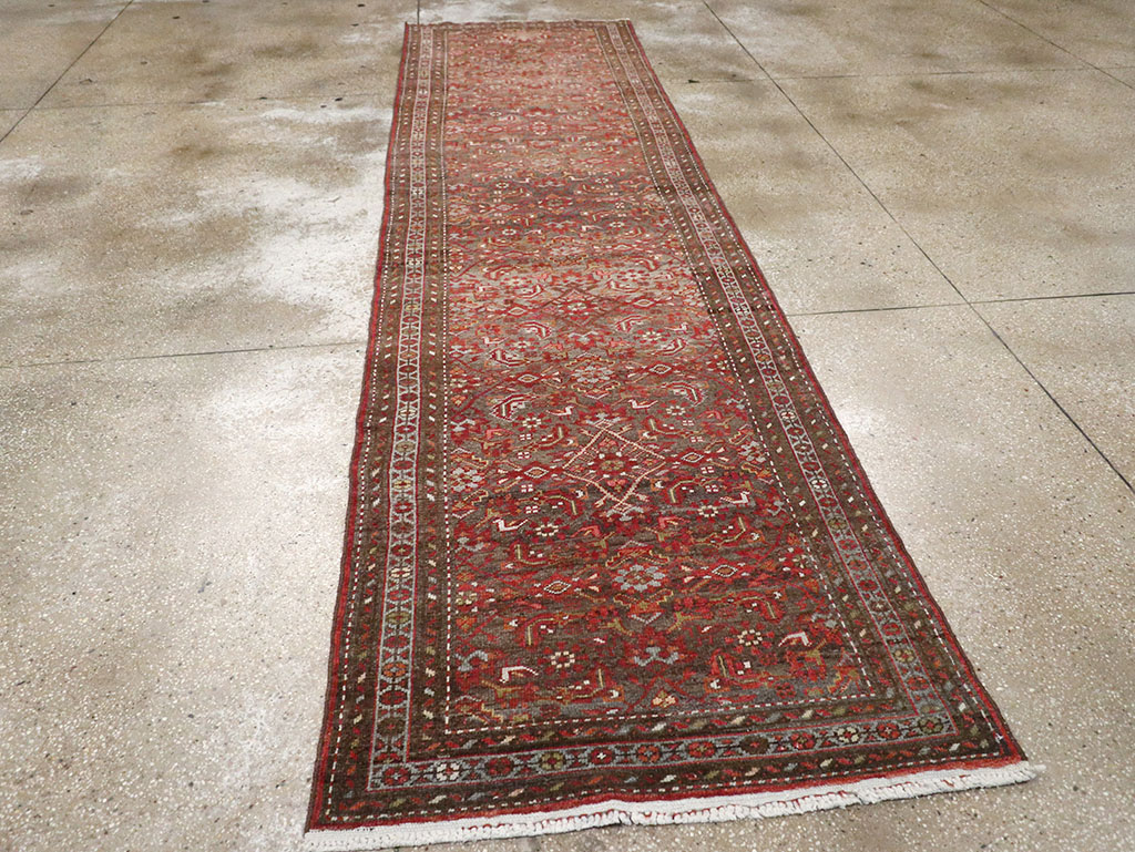 Vintage Persian Malayer Runner, No.22450 - Galerie Shabab