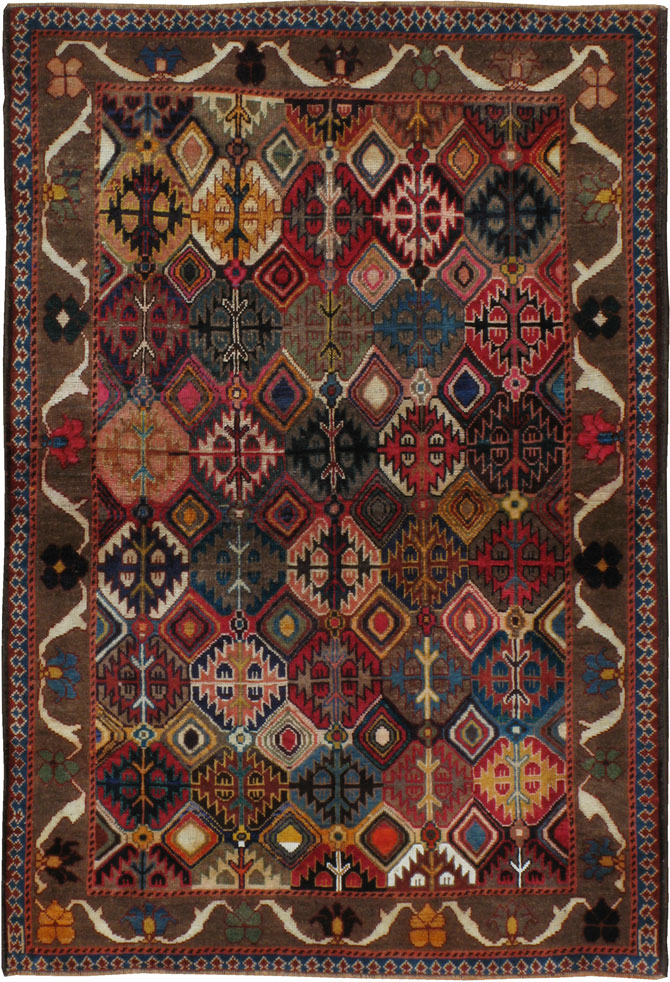 Vintage Persian Kurdish Rug, No.22453 - Galerie Shabab