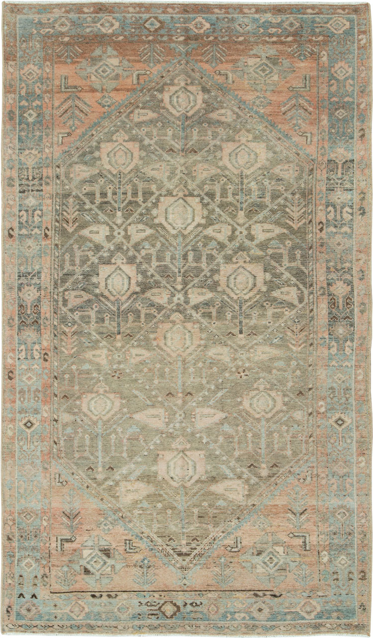 Vintage Persian Malayer Rug, No.22456 - Galerie Shabab