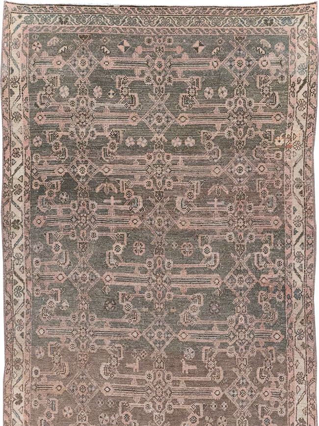 Vintage Persian Malayer Long Runner, No.22459 - Galerie Shabab