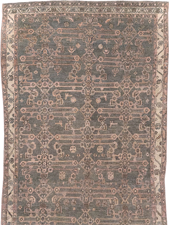 Vintage Persian Malayer Long Runner, No.22459 - Galerie Shabab