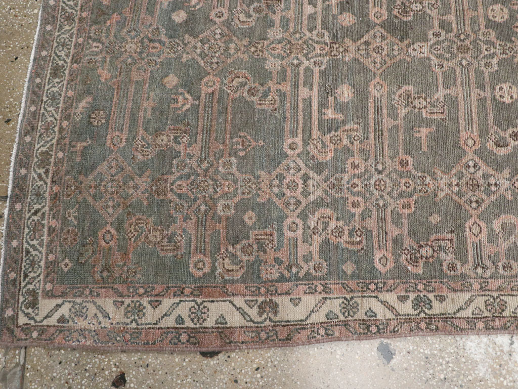 Vintage Persian Malayer Long Runner, No.22459 - Galerie Shabab