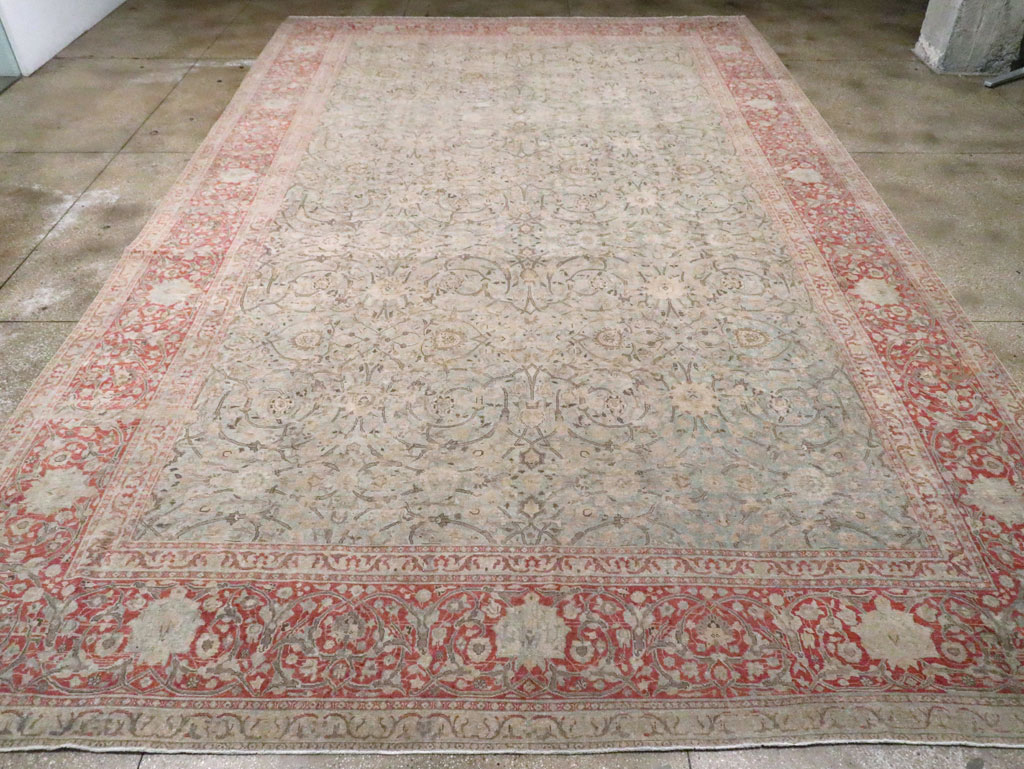 Antique Persian Oversize Tabriz Carpet, No.22460 - Galerie Shabab