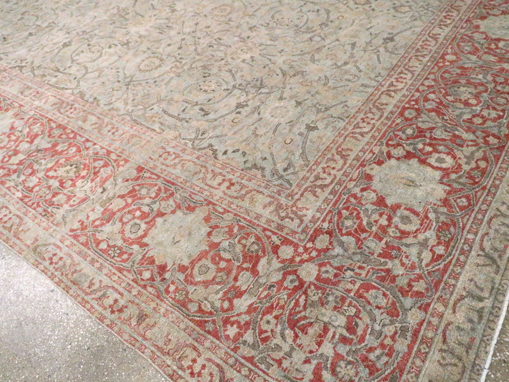 Antique Persian Oversize Tabriz Carpet, No.22460 - Galerie Shabab