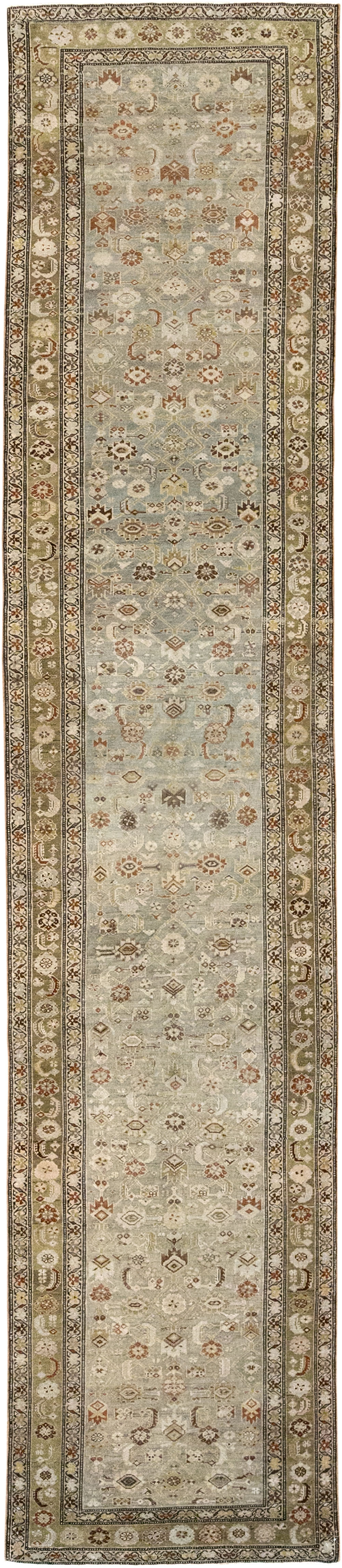 Vintage Persian Malayer Runner, No.22465 - Galerie Shabab