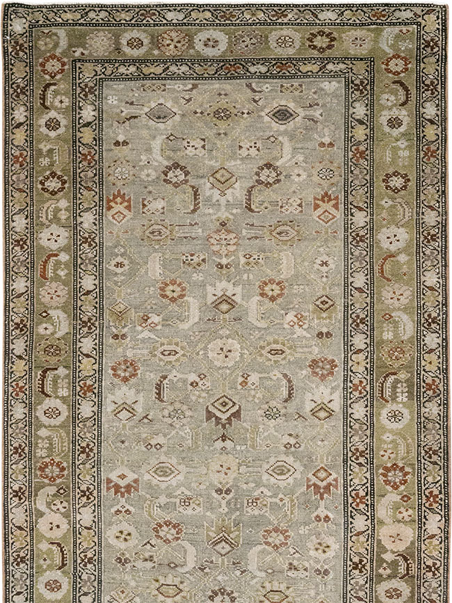 Vintage Persian Malayer Runner, No.22465 - Galerie Shabab