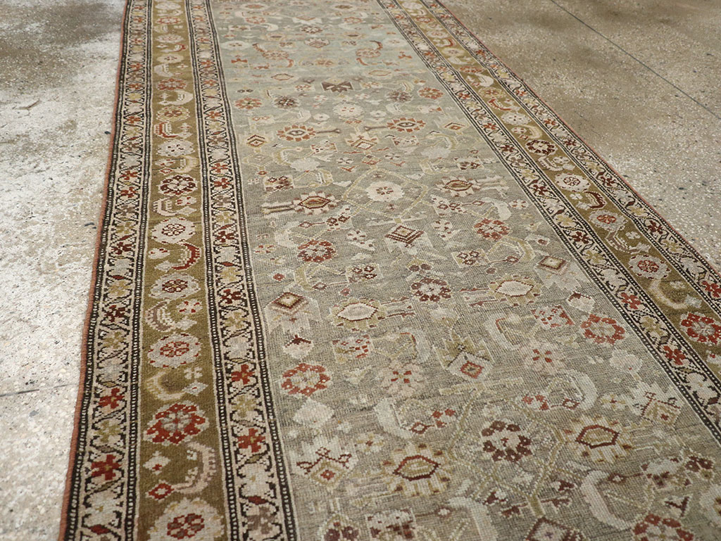Vintage Persian Malayer Runner, No.22465 - Galerie Shabab