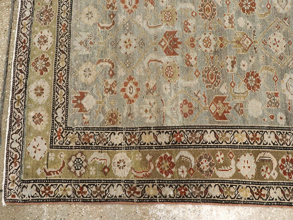 Vintage Persian Malayer Runner, No.22465 - Galerie Shabab