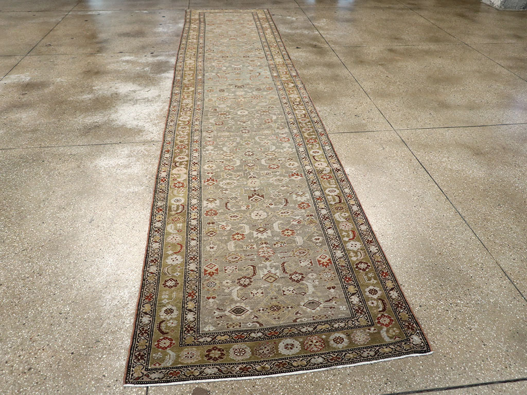 Vintage Persian Malayer Runner, No.22465 - Galerie Shabab