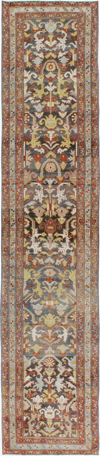 Vintage Persian Malayer Runner, No.22471 - Galerie Shabab