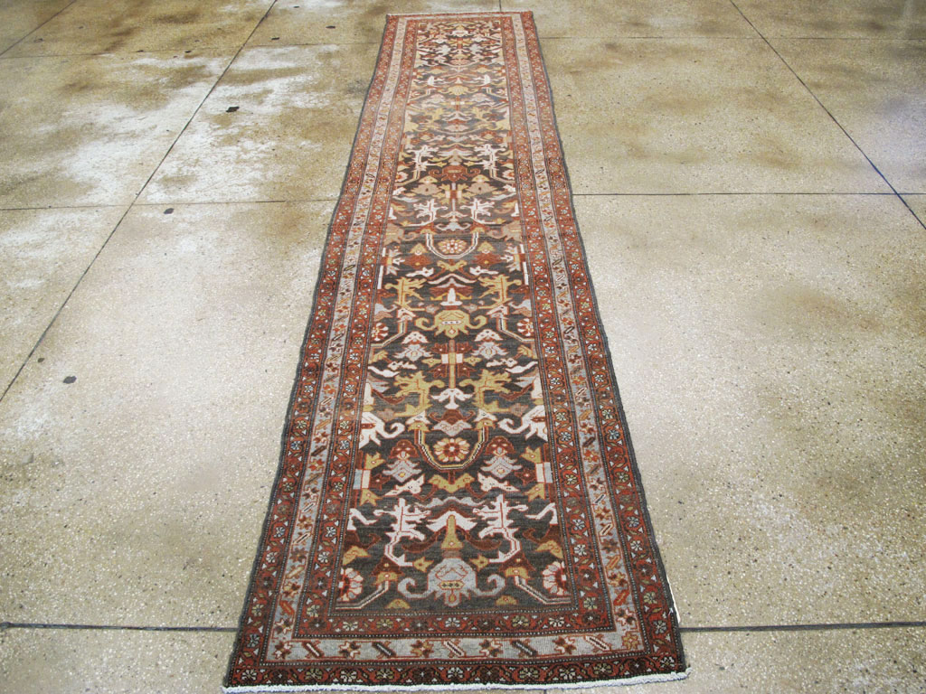 Vintage Persian Malayer Runner, No.22471 - Galerie Shabab