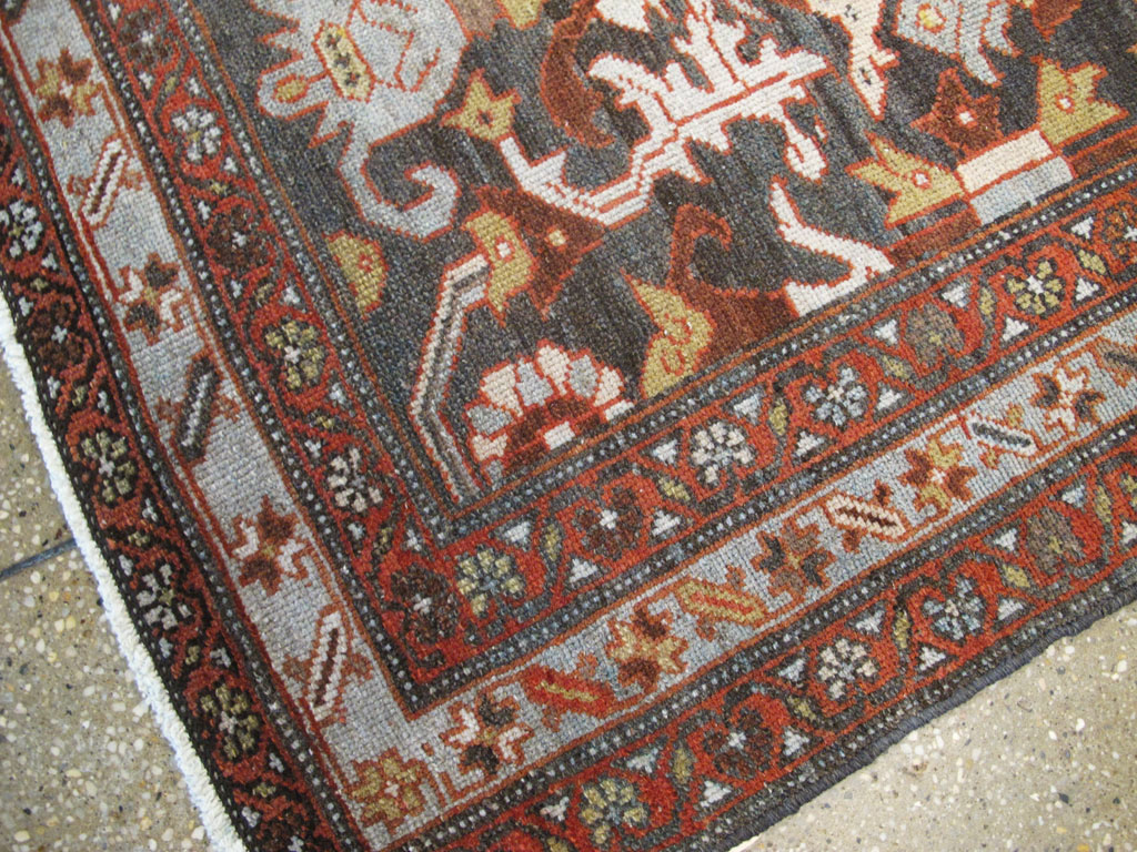 Vintage Persian Malayer Runner, No.22471 - Galerie Shabab