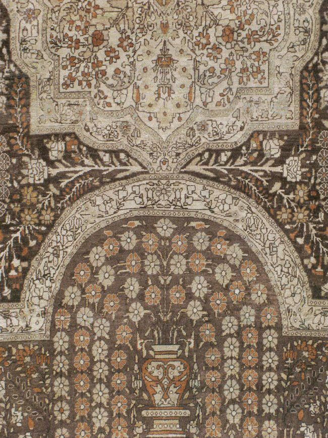 Antique Persian Yazd Carpet, No.22473 - Galerie Shabab