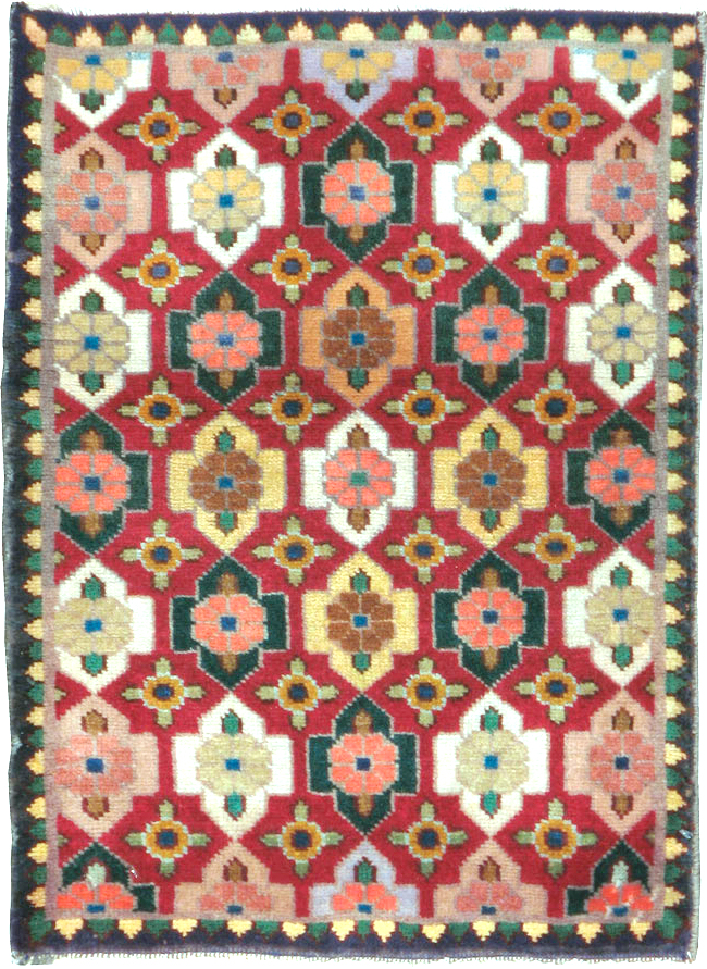 Vintage Persian Tabriz Rug (Pair: 1 of 2), No.22477 - Galerie Shabab