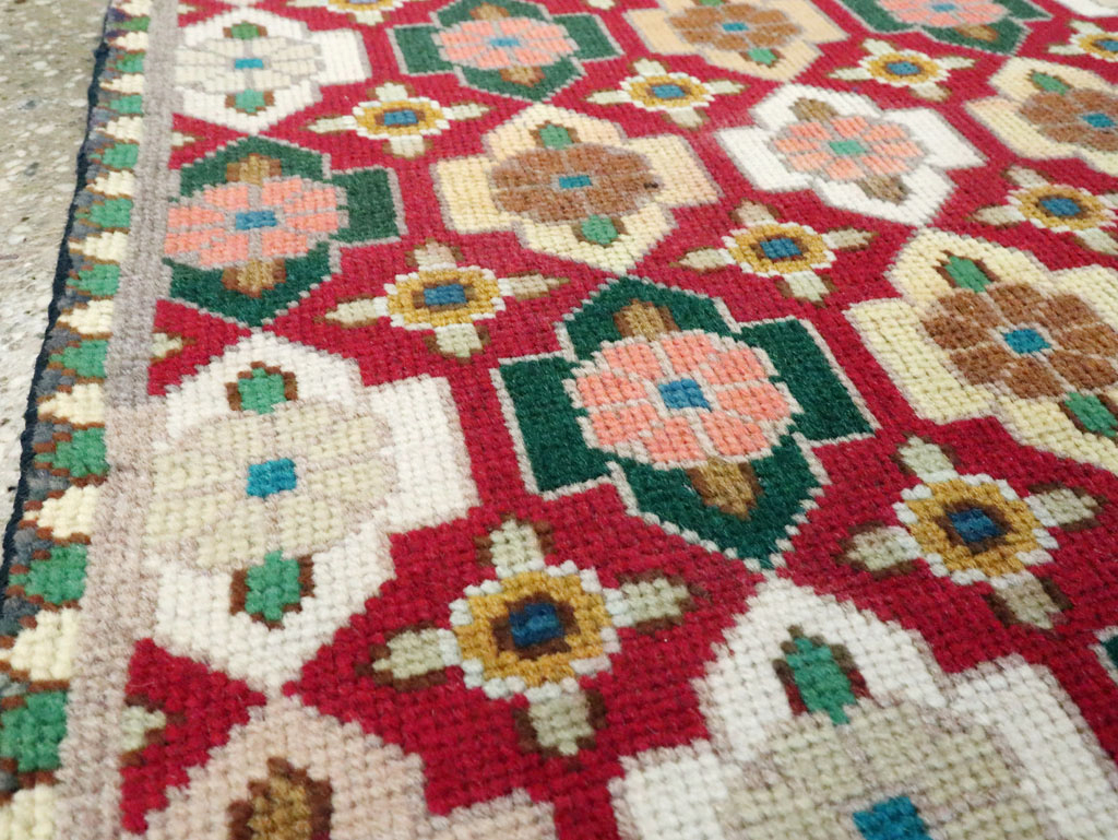 Vintage Persian Tabriz Rug (Pair: 1 of 2), No.22477 - Galerie Shabab