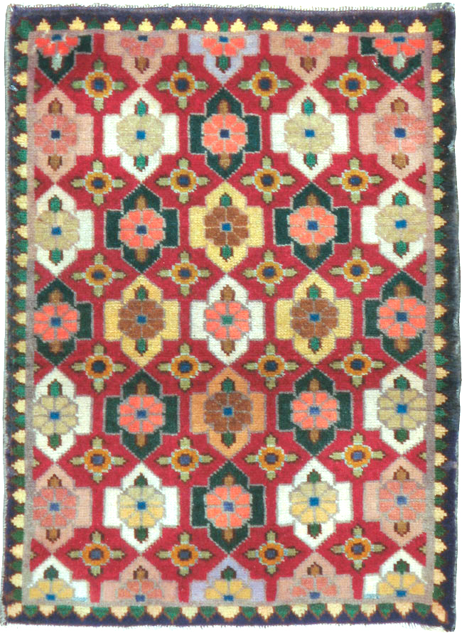 Vintage Persian Tabriz Rug (Pair: 2 of 2), No.22478 - Galerie Shabab