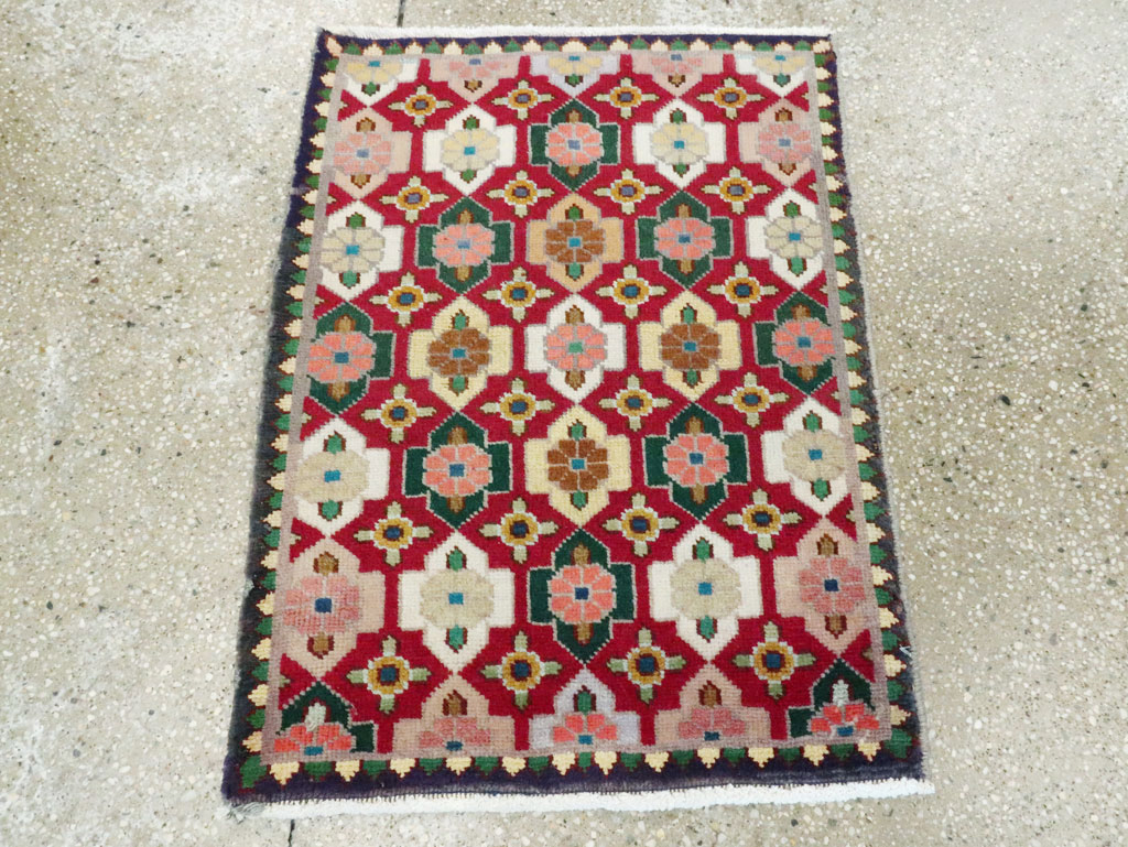 Vintage Persian Tabriz Rug (Pair: 2 of 2), No.22478 - Galerie Shabab