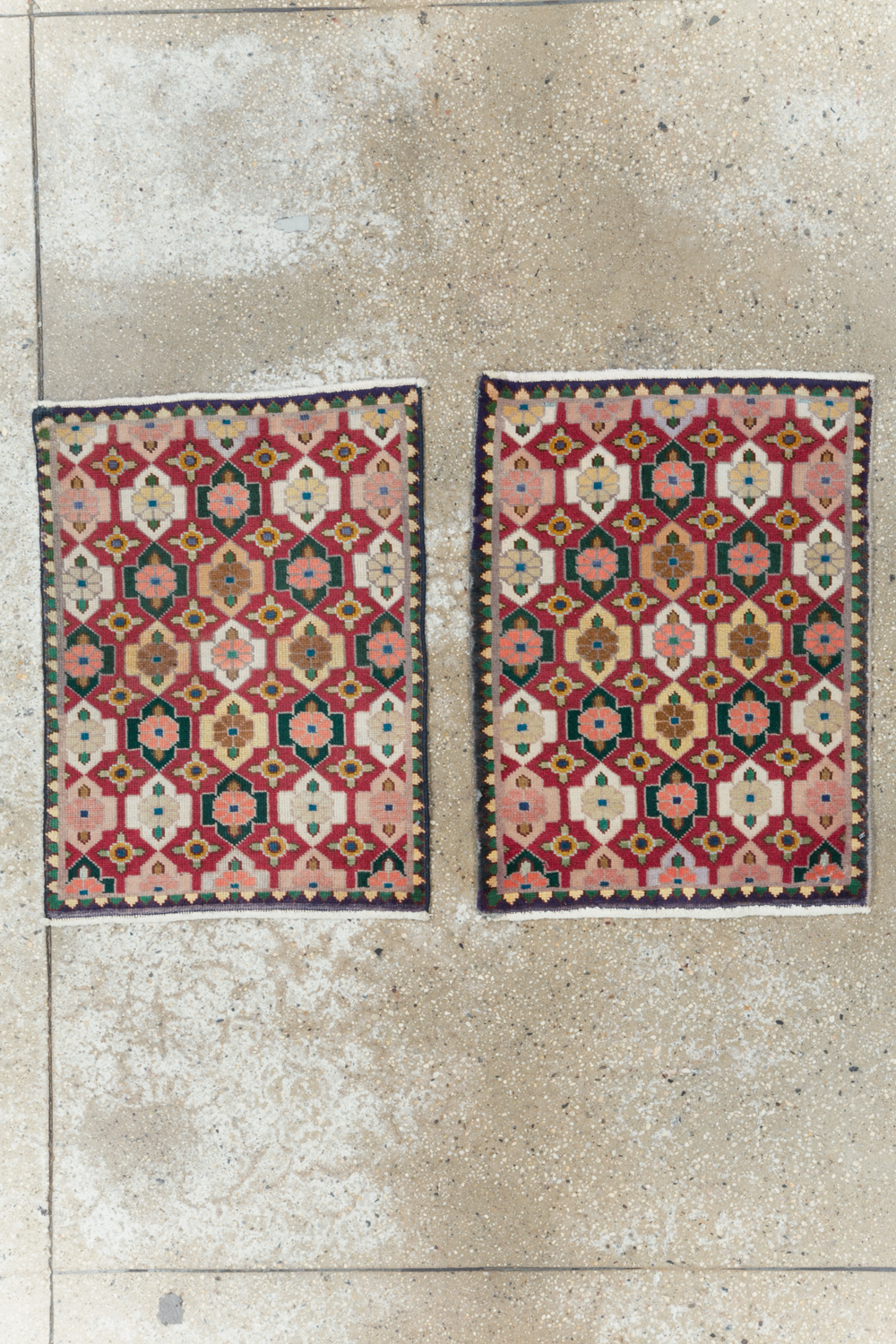 Vintage Persian Tabriz Rug (Pair: 2 of 2), No.22478 - Galerie Shabab