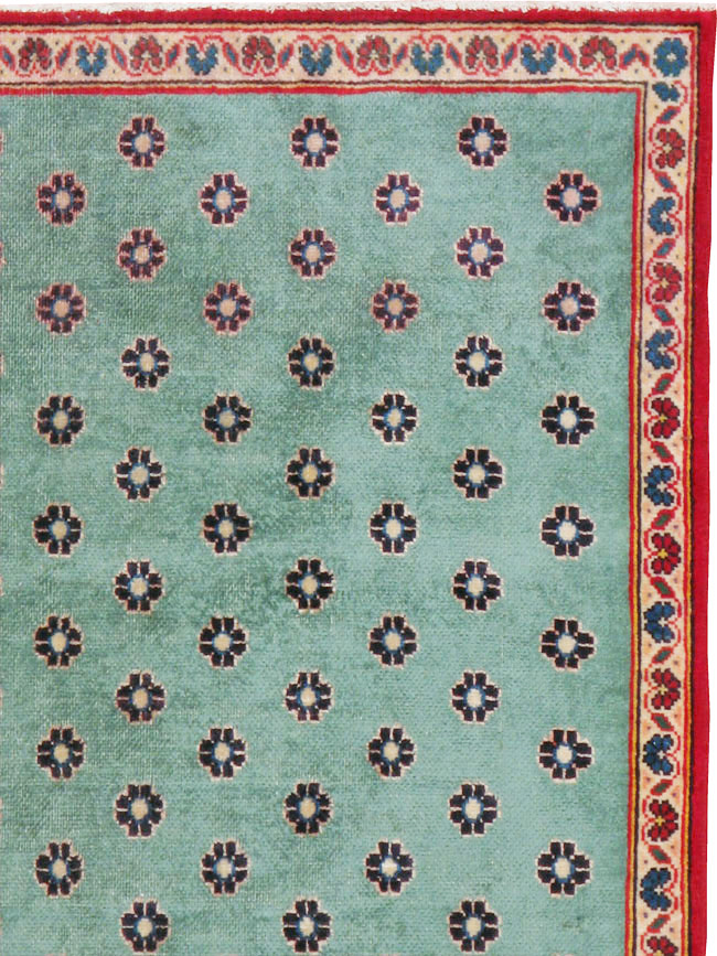 Vintage Kashan Modernist Rug, No.22480 - Galerie Shabab