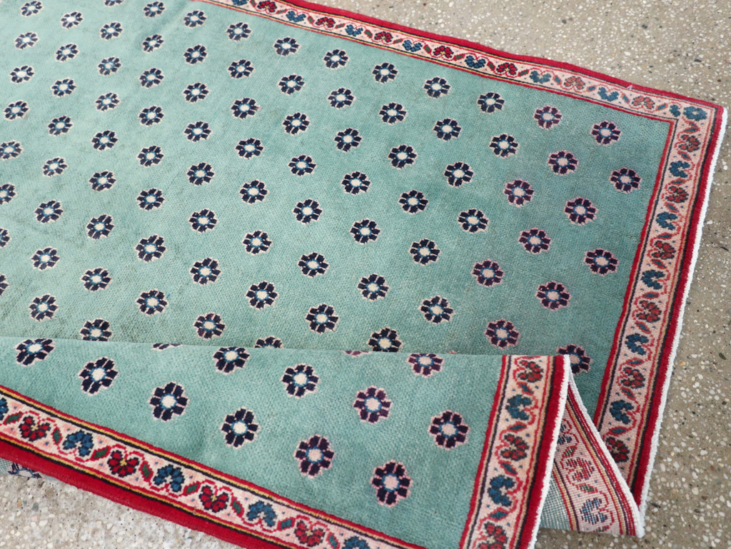 Vintage Kashan Modernist Rug, No.22480 - Galerie Shabab