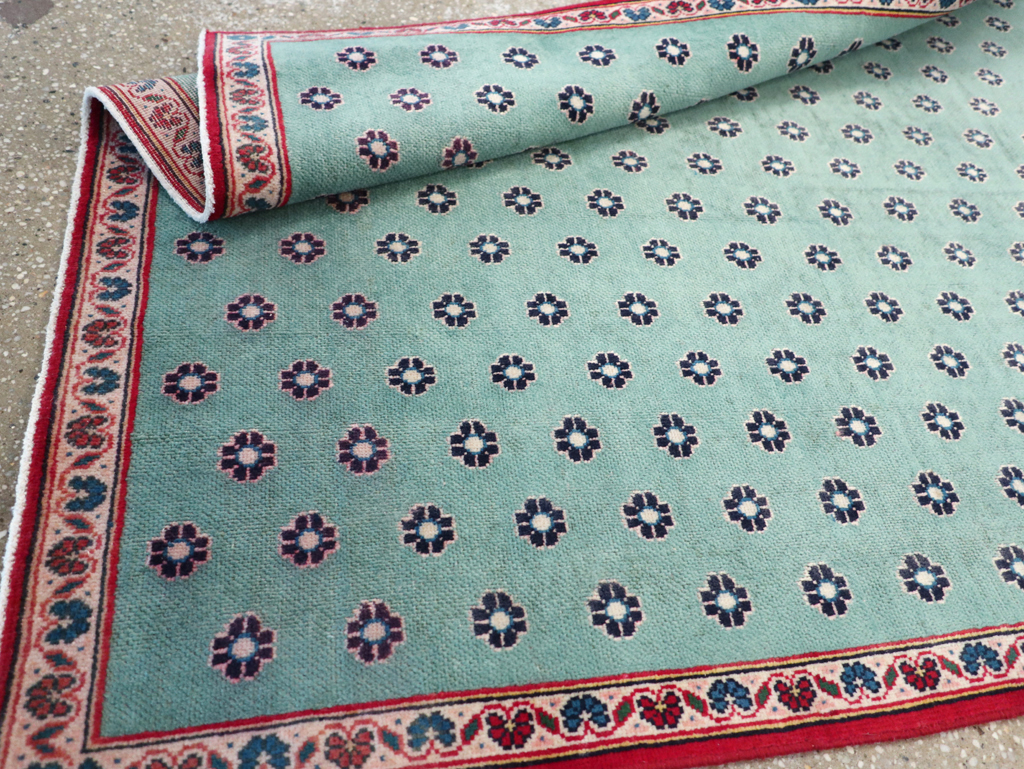 Vintage Kashan Modernist Rug, No.22480 - Galerie Shabab