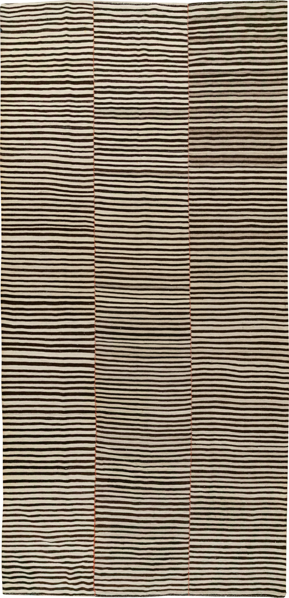 Vintage Persian Flatweave Kilim Gallery Rug, No.22485 - Galerie Shabab