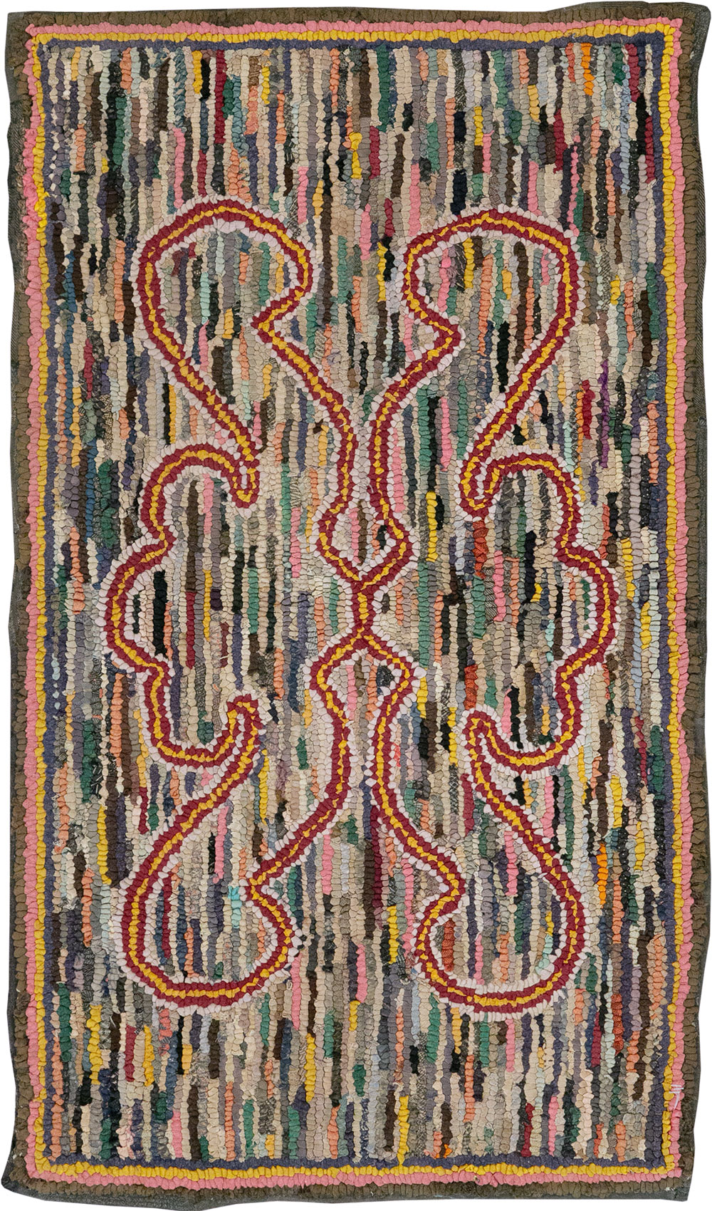Antique American Hook Rug, No.22493 - Galerie Shabab