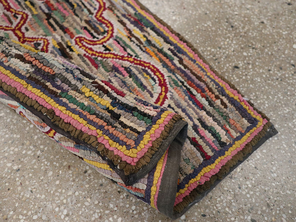 Antique American Hook Rug, No.22493 - Galerie Shabab