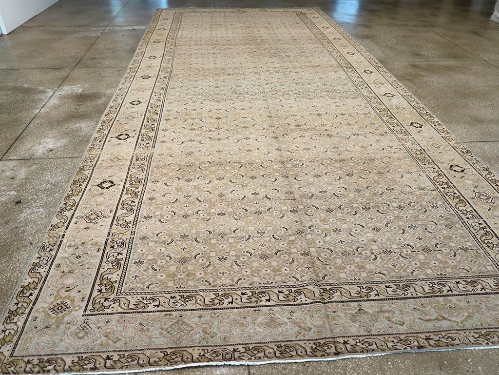 Vintage Persian Malayer Carpet, No.22494 - Galerie Shabab