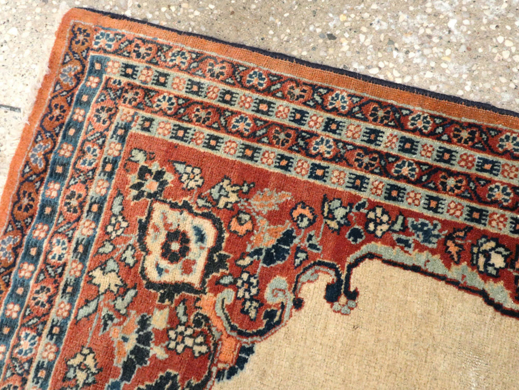 Antique Persian Tabriz Hagi Jalili Rug, No.22495 - Galerie Shabab