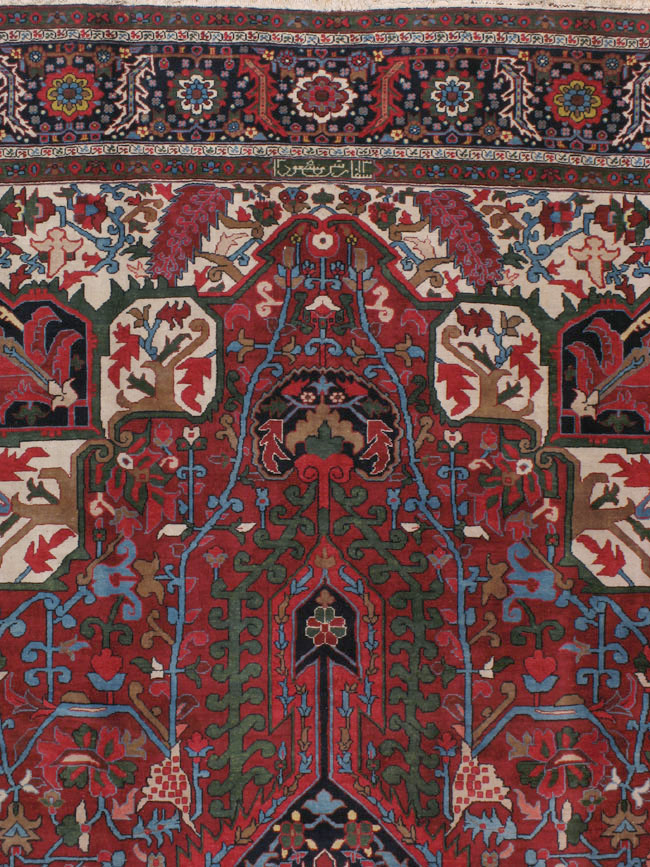 Antique Persian Heriz Carpet, No.22498 - Galerie Shabab
