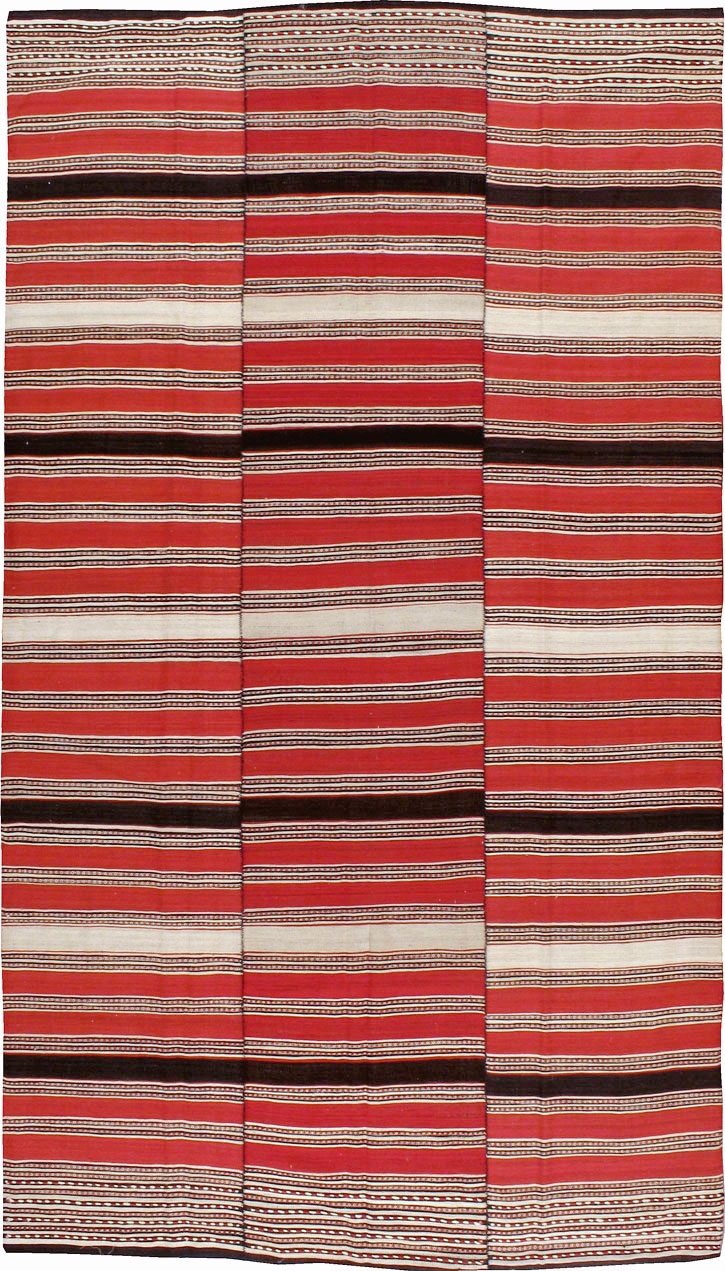 Vintage Persian Flat-weave Kilim, No.22508 - Galerie Shabab