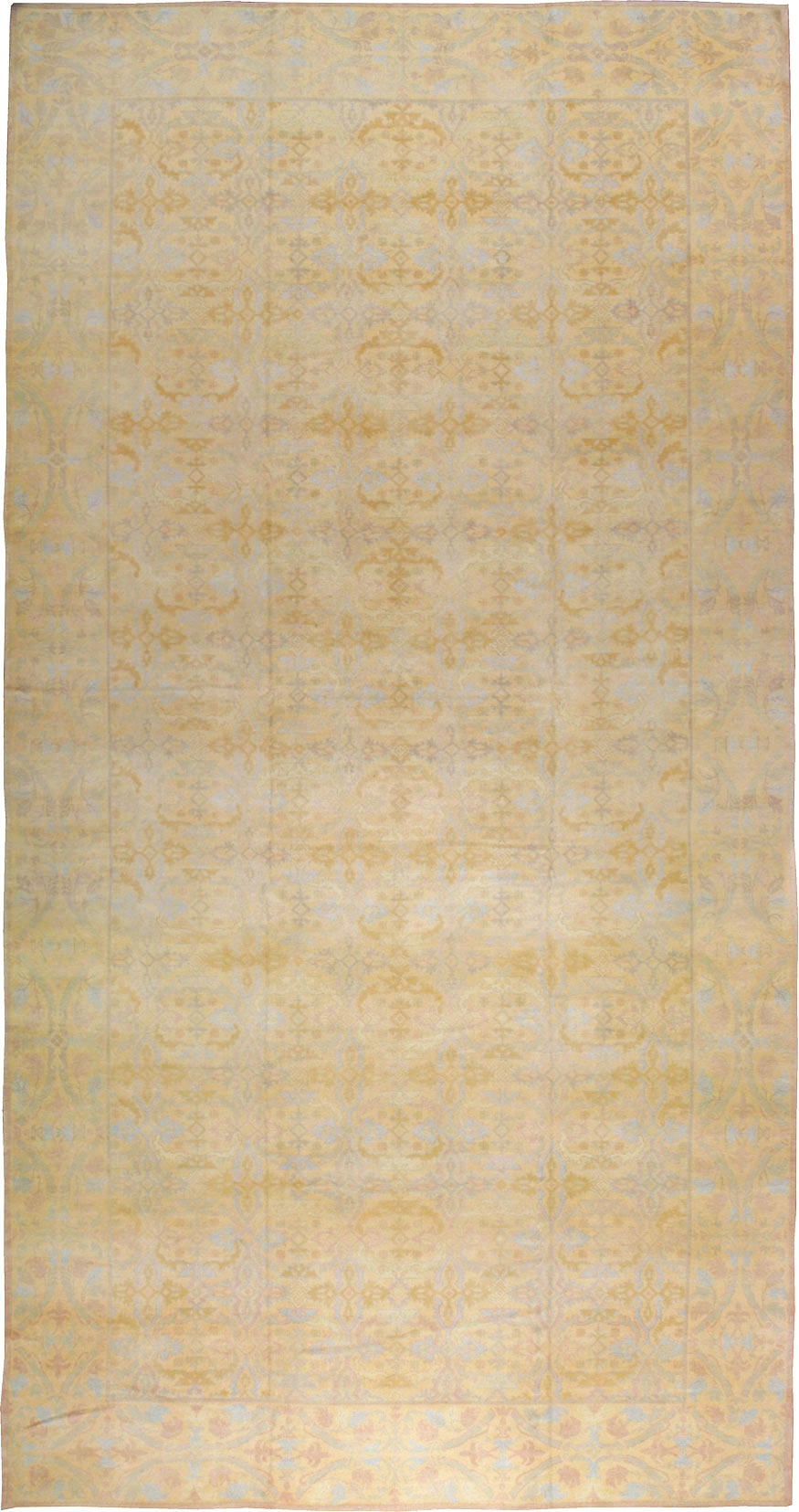 Vintage Spanish Cuenca Oversize Carpet, No.22524 - Galerie Shabab