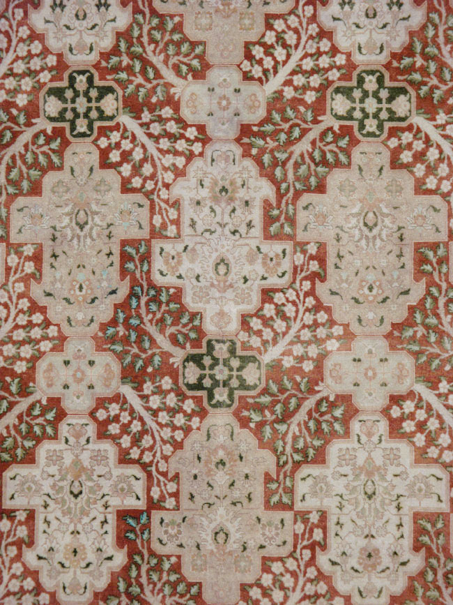 Vintage Persian Tabriz Carpet, No.22528 - Galerie Shabab