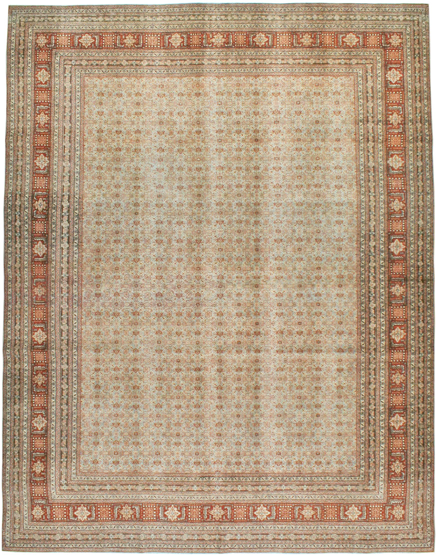 Antique Persian Tabriz Carpet, No.22529 - Galerie Shabab