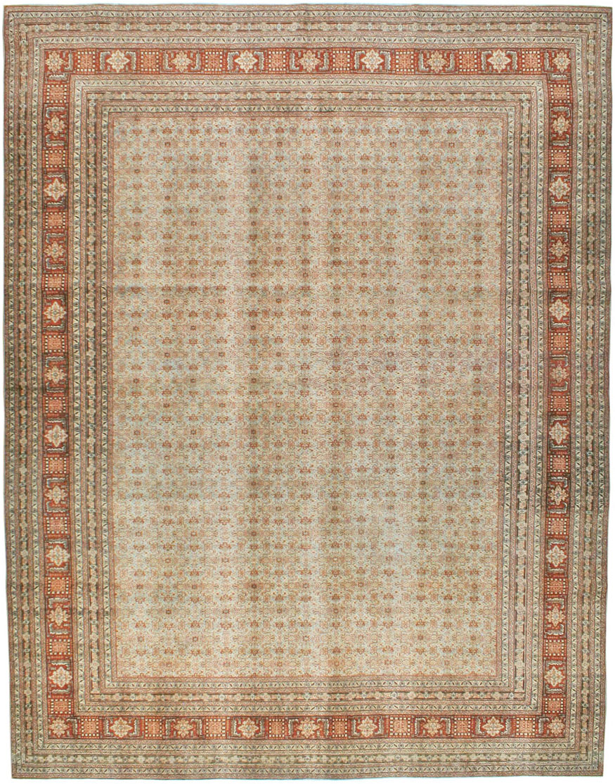 Antique Persian Tabriz Carpet, No.22529 - Galerie Shabab