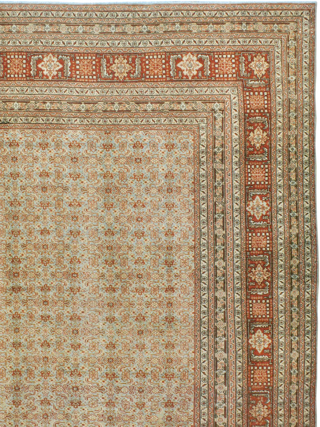 Antique Persian Tabriz Carpet, No.22529 - Galerie Shabab