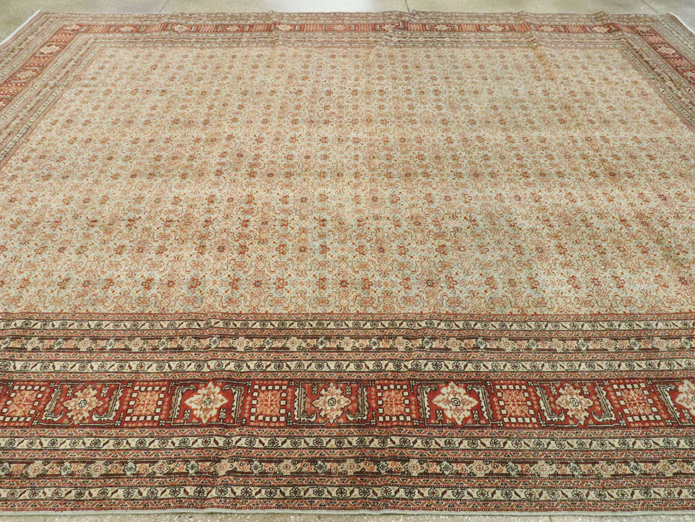 Antique Persian Tabriz Carpet, No.22529 - Galerie Shabab