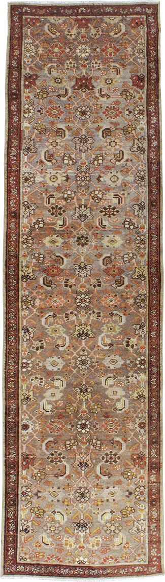 Vintage Persian Malayer Runner, No.22532 - Galerie Shabab