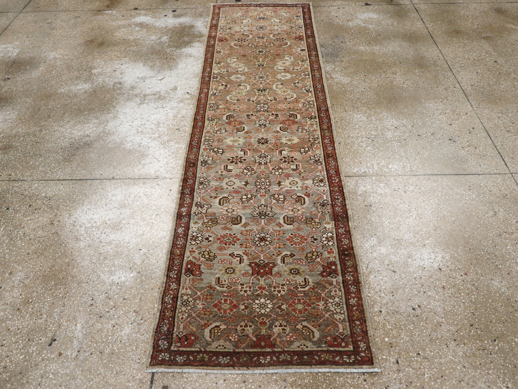 Vintage Persian Malayer Runner, No.22532 - Galerie Shabab