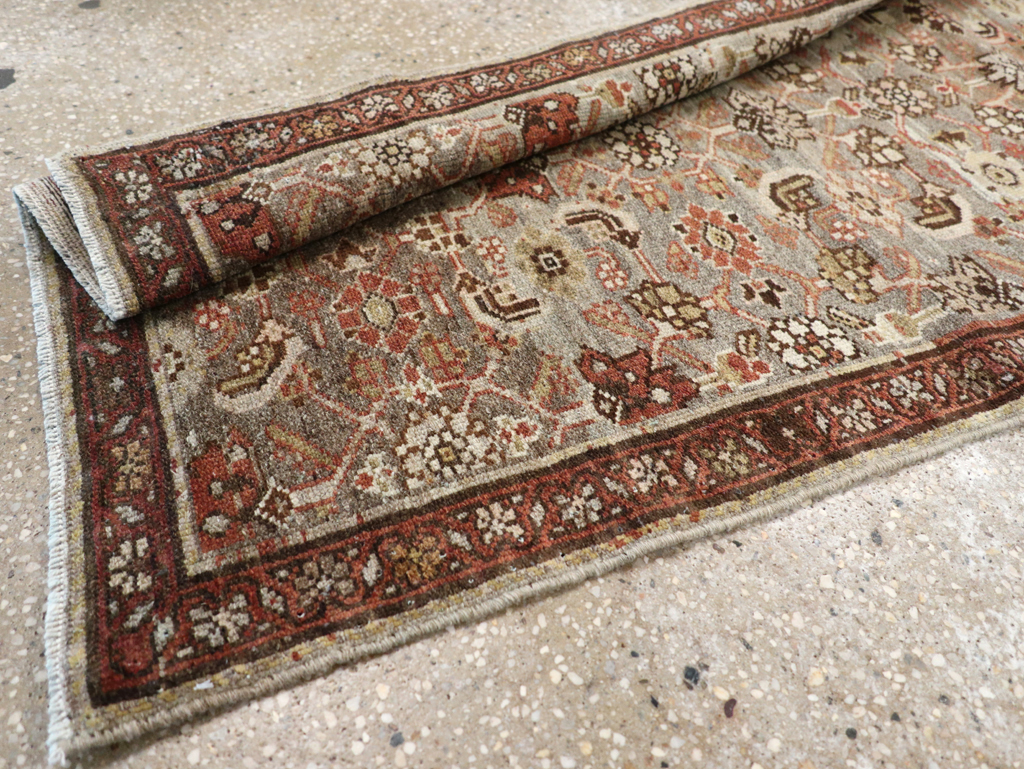 Vintage Persian Malayer Runner, No.22532 - Galerie Shabab