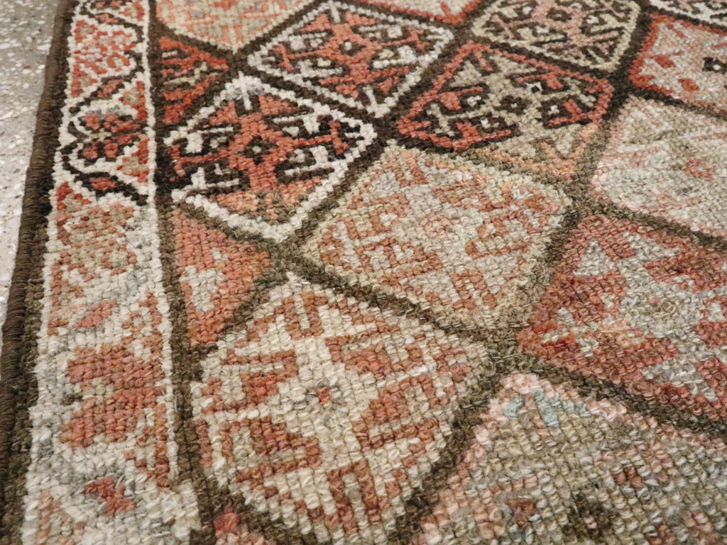 Antique Persian Kurdish Square Rug (Pair: 1 of 2), No.22534 - Galerie Shabab