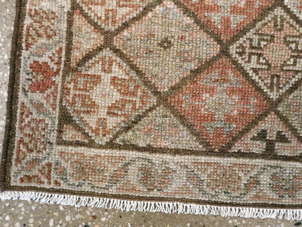 Antique Persian Kurdish Square Rug (Pair: 1 of 2), No.22534 - Galerie Shabab