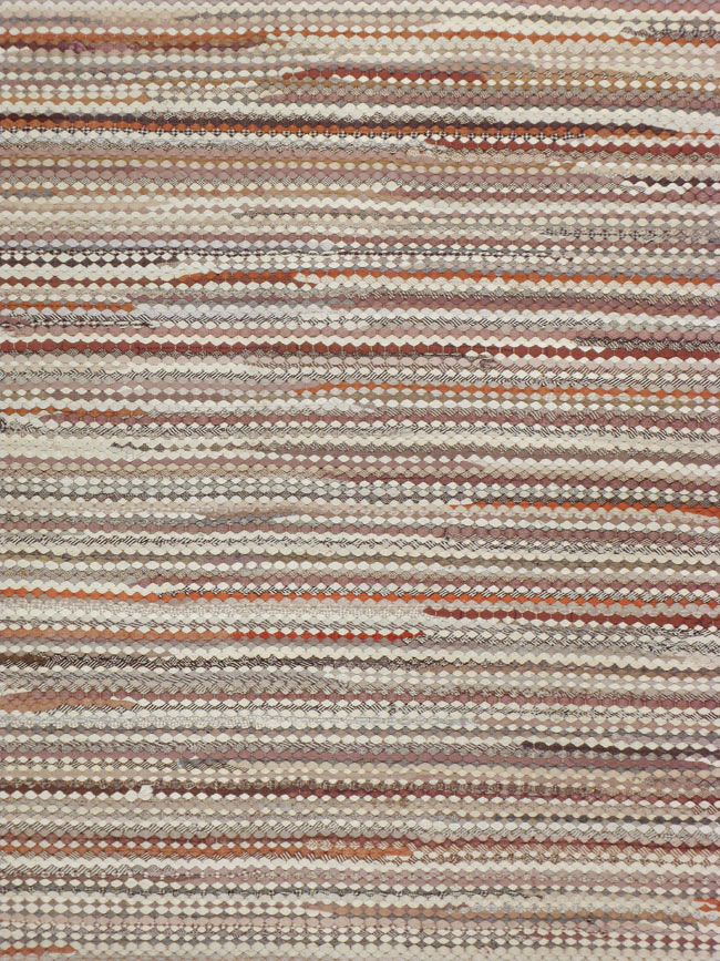 Vintage American Braided Long and Narrow Gallery Carpet, No.22535 - Galerie Shabab