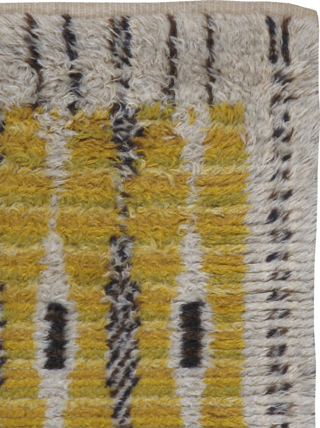 Vintage Swedish Rya Rug, No.22539 - Galerie Shabab