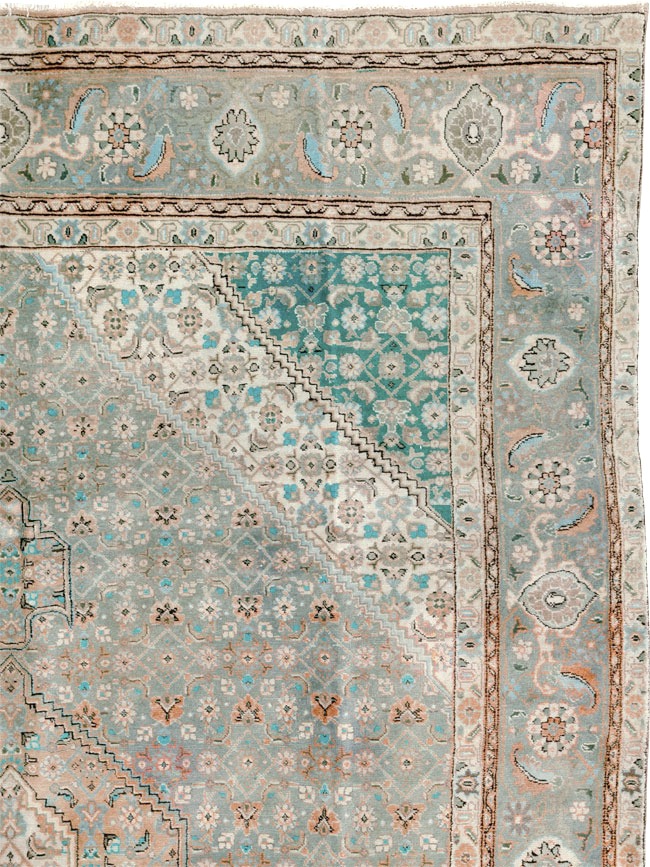 Vintage Persian Tabriz Room Size Carpet, No.22542 - Galerie Shabab