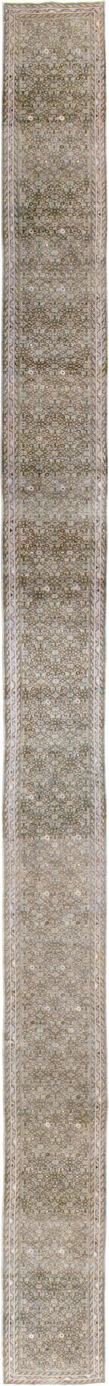 Vintage Persian Malayer Long Runner, No.22548 - Galerie Shabab