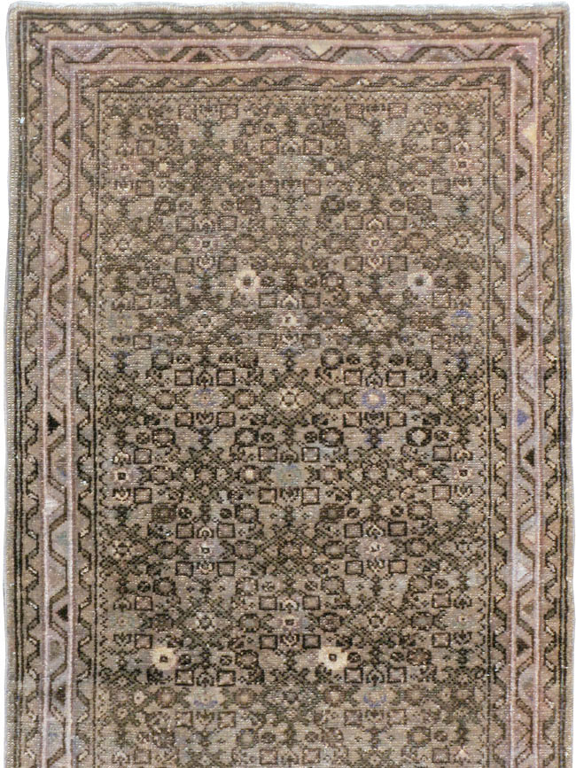Vintage Persian Malayer Long Runner, No.22548 - Galerie Shabab