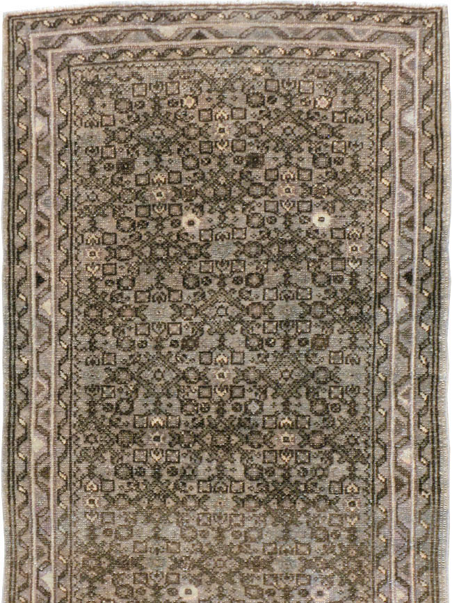 Vintage Persian Malayer Long Runner, No.22548 - Galerie Shabab