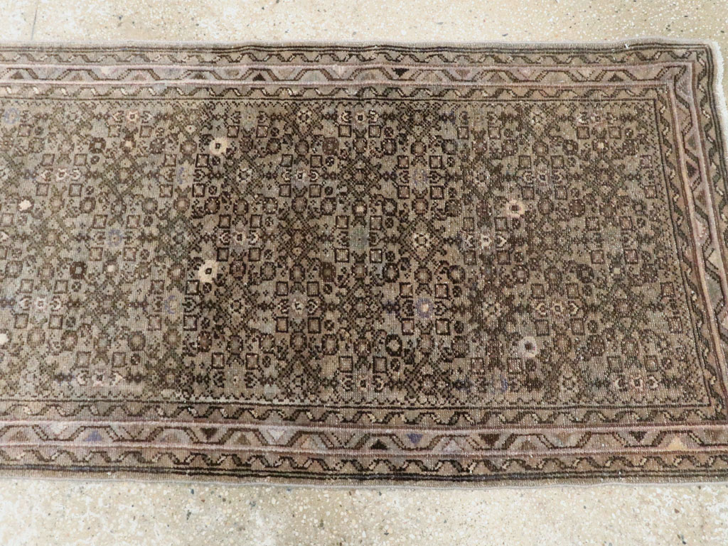 Vintage Persian Malayer Long Runner, No.22548 - Galerie Shabab